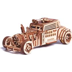 Wood Trick Apocalyptic Car Wood in Brown, Size 3.19 H x 4.25 W in Wayfair Brown