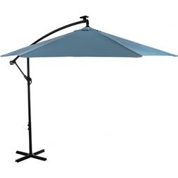 Greemotion Glam 10-foot Solar UV 50+ Cantilever Umbrella No Base Sapphire