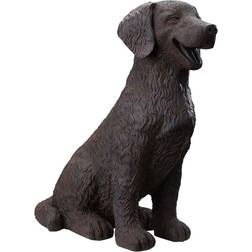 Southern Patio 14.5 H Brown Fiberglass Golden Retriever Garden