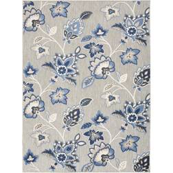 Nourison Aloha White, Gray, Blue