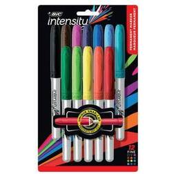 Bic Intensity Marker permanent assorted colors fine pack of 12