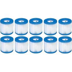 Intex Type H Easy Set Cartridge Replacement for Swimming Pools 10-Pack