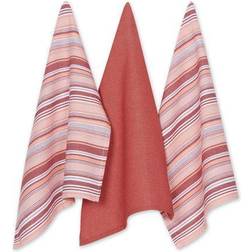 DII Urban Stripe 3 Kitchen Towel Red, Pink, Multicolor, Orange