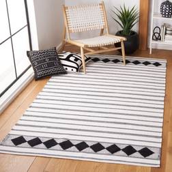 Safavieh Handmade Flatweave Montauk White, Black 27x"