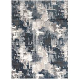 Well Woven Verity Lilith Abstract White, Gray, Blue