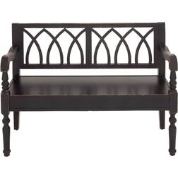 Deco 79 Wood Settee Bench