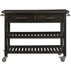 SEI Havelock Modern Farmhouse Island Trolley Table