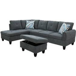 Star Home Living Leviticus Sectional Sofa 67" 4 Seater