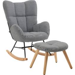Homcom Glider Rocking Chair 38.5" 2
