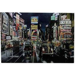 Northlight Seasonal LED Lighted NYC Times Square & Classic Cars Wall Decor