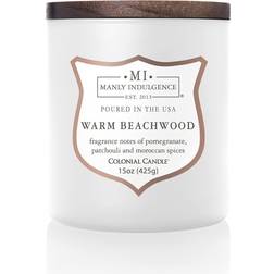 Indulgence Warm Beachwood Jar Premium Fragrance Scented Candle