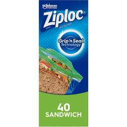 Ziploc Resealable Sandwich 1.2 Plastic Bag & Foil