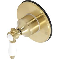 Kingston Brass KS3037BPL Bel-Air 3-Way Diverter Valve with Trim Kit Brushed