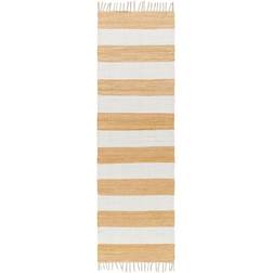 Artistic Weavers Cotone Mustard Striped 3 Yellow, White