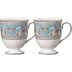 Wedgwood Florentine Turquoise Mugs, Set Of 2 Cup