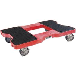 Snap-Loc SL1500D4R Dolly Red 1500 Lb. Cap. Steel Frame, Strap Option, 4" Casters