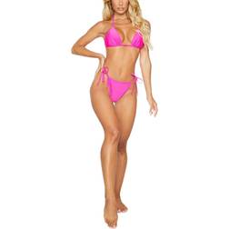 PrettyLittleThing Triangle Mix & Match Bikini Top - Fuchsia