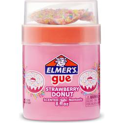 Elmers Gue Premade Strawberry Donut Fluffy Scented Slime