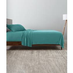 Ella Jayne Heather Jersey Knit Bed Sheet Green