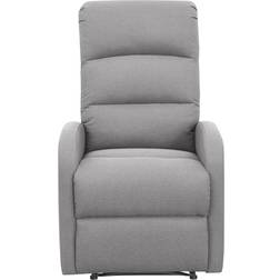 Contemporary Home Living Charlotte Manual Upholstered Recliner Armchair