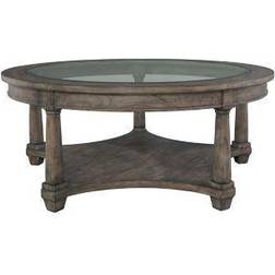 Round Solid Wood Lincoln Coffee Table