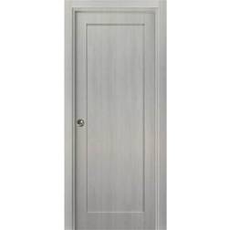 Sartodoors 18 96 Single Panel Finished Solid Sliding Door Wardrobe