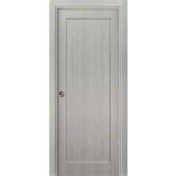 Sartodoors 18 96 Single Panel Finished Solid Sliding Door Wardrobe