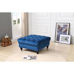 Glory Furniture Nola Velvet Foot Stool