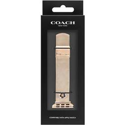 Coach Rose Gold-Tone Mesh 38/40/41mm Apple Watch Band Rose