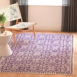 Safavieh Cambridge Collection Purple, White