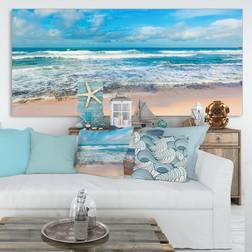 Design Art Indian Ocean Panoramic View Extra Large Seashore Wall Decor