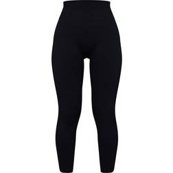 PrettyLittleThing Basic Seamless High Waist Gym Leggings - Black