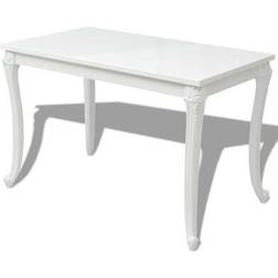 vidaXL High Gloss Dining Table 26x45.7"