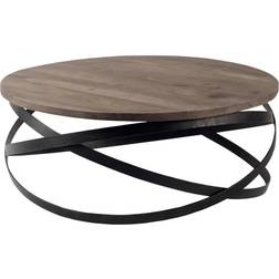 Mercana Triumph 40" Round Solid Wood Top Coffee Table