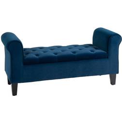 Homcom Button-Tufted Storage Bench