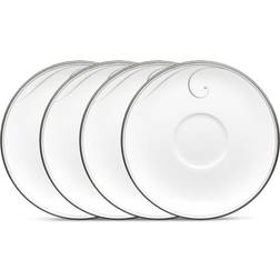 Noritake Wave Set of 4 Service Saucer Plate