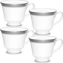 Noritake Crestwood Platinum Set 4 Cups Spice Mill