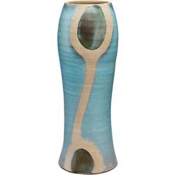 Jamie Young Company 14.25" Sapphire Blue Seaweed Cylindrical Maryln Vase