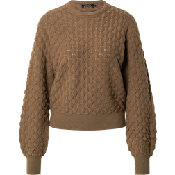 Only Textured Knitted Pullover - Umbra