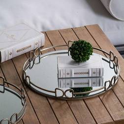 Metal Frosted Serving Tray