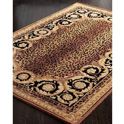 Safavieh Roman Leopard Black, Gold, Brown