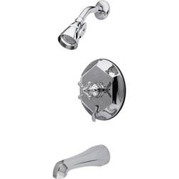 Kingston Brass English Vintage Single Handle Tub & Shower Gray