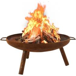 vidaXL Fire Pit 70x59x28 Steel