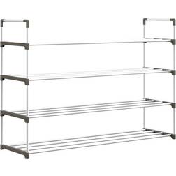 HomeComplete 4-Tier Shoe Rack 40.9x29.1"