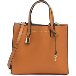 Marc Jacobs Mini Grind Leather Tote Bag - Smoked Almond