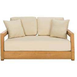 Melrose 52.75" Wide Loveseat Cushions Outdoor Sofa