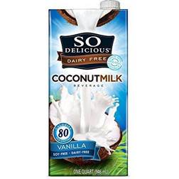 Delicious Dairy Free Organic Coconut Milk Vanilla