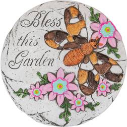 Northlight Seasonal 10in. Bless this Garden Stone