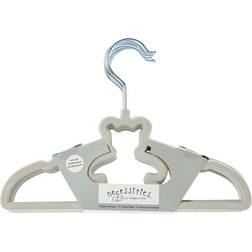 Tendertyme 10 Decorative Baby and Child Clothes Hangers - Grey Child