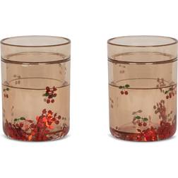 Konges Sløjd Glitter Cups 2-pack Cherry